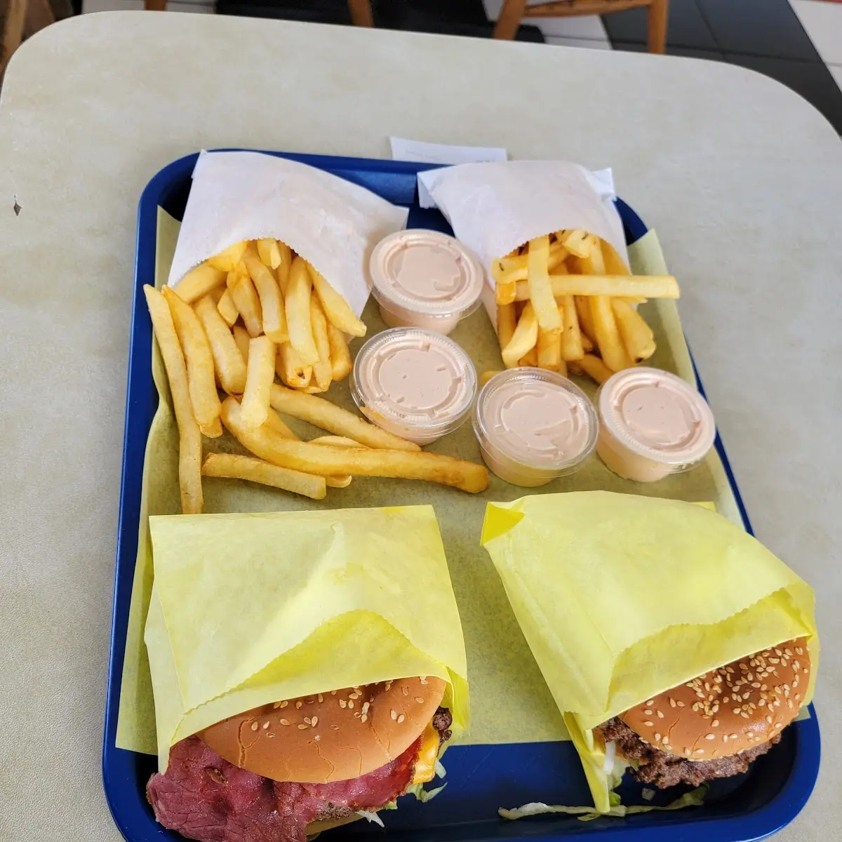 Atlantis Pastrami Burger Combo