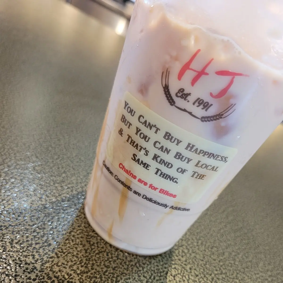 Iced Coffee in Plastic Cup