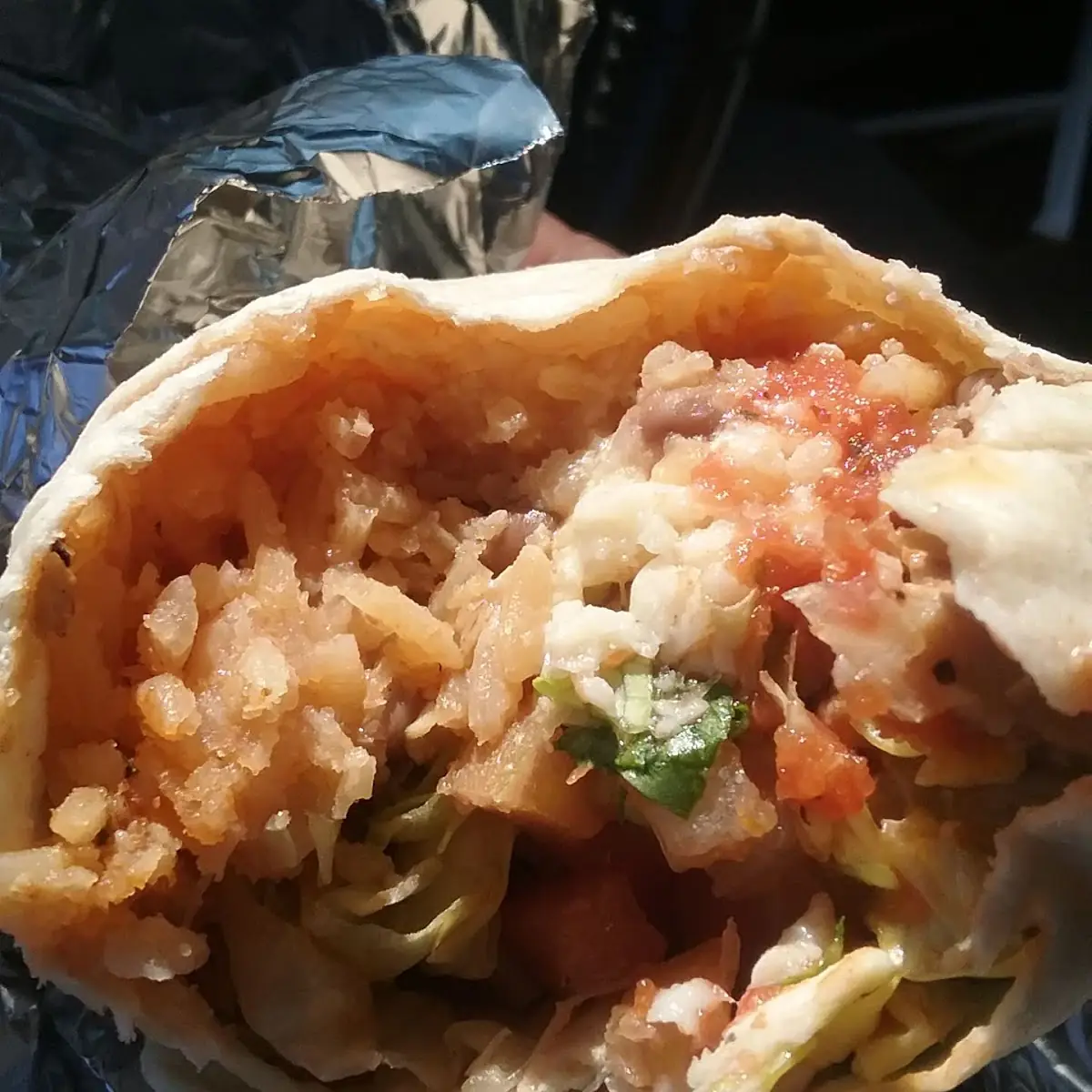 Giant Chicken Burrito