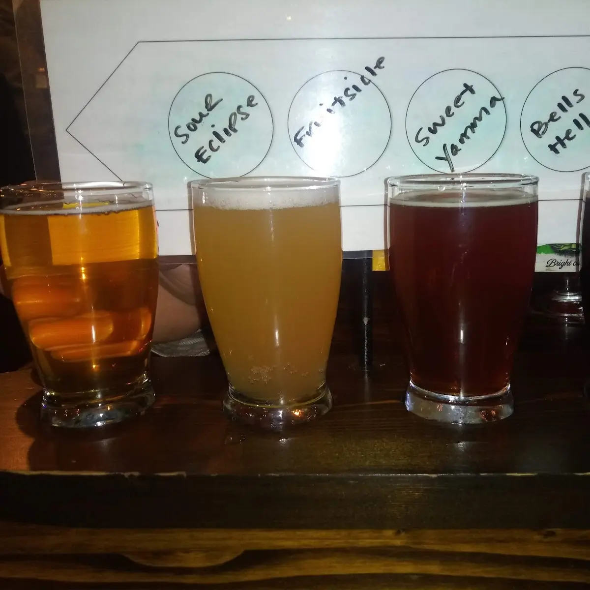 Sour Beers on Tap Flight