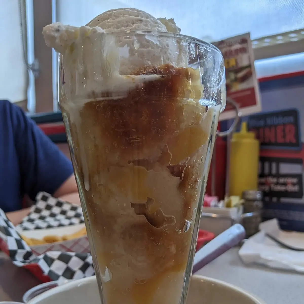 Peach Cobbler Sundae