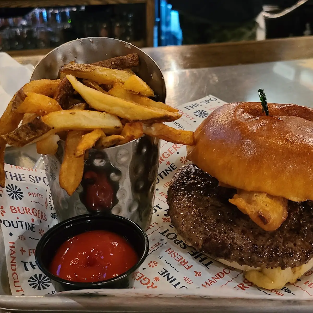 3 Degrees of Kevin Bacon Burger