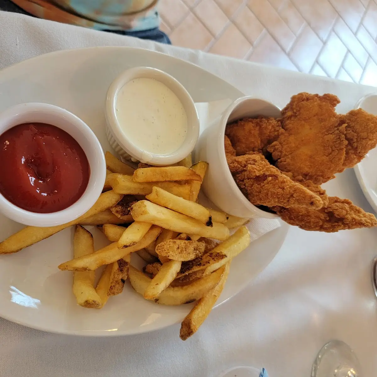 Kids Chicken Strips and Fries