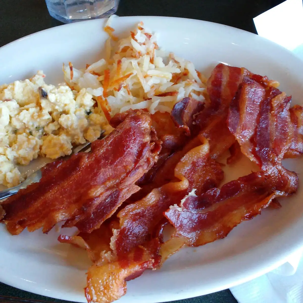 Bacon Egg and Cheese and Hash Brown