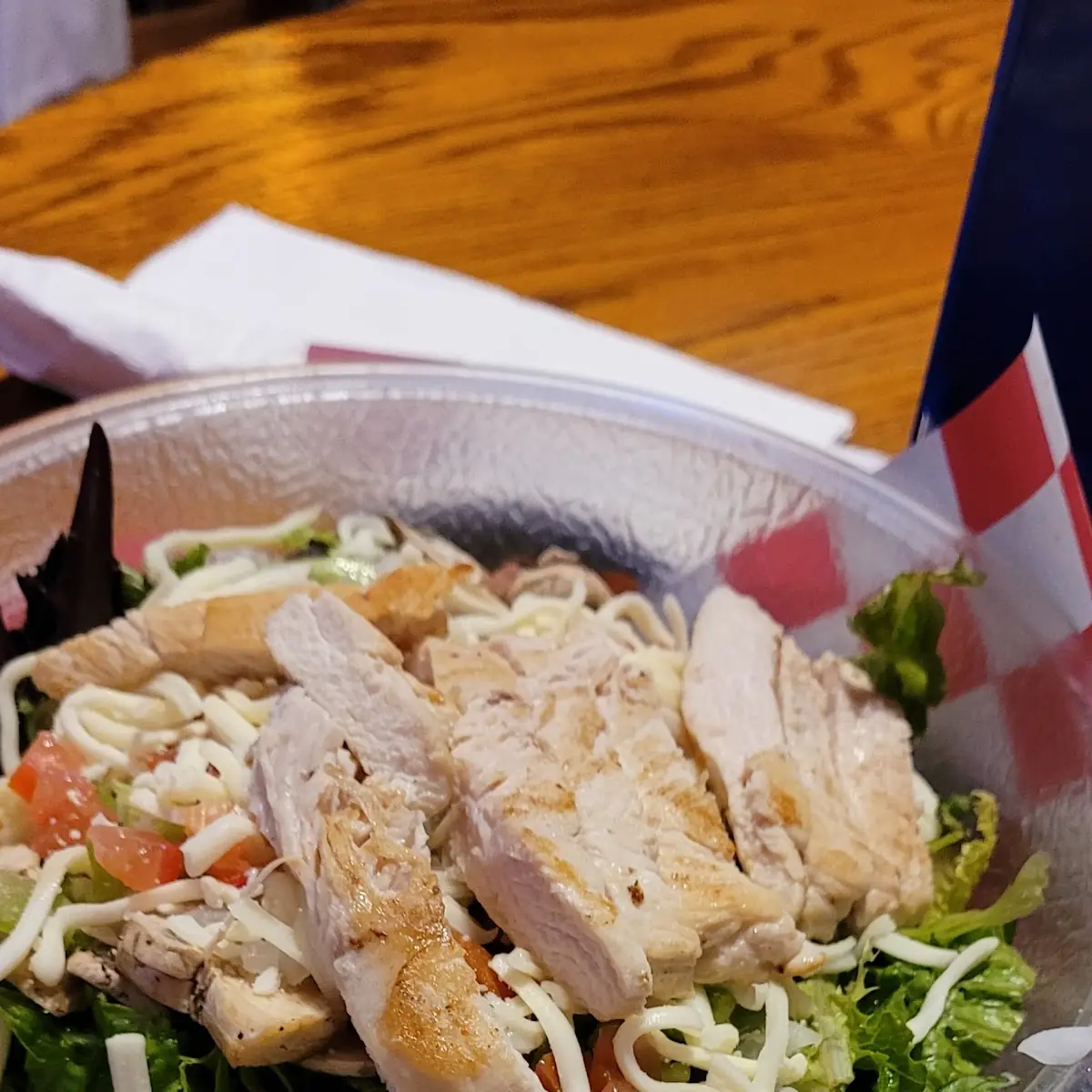 Chicken Salad with Toast