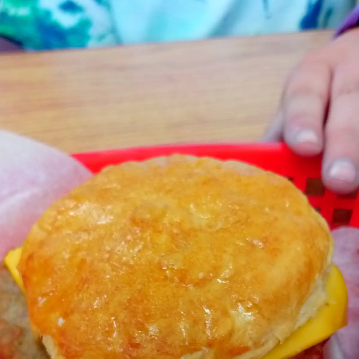Sausage Egg and Cheese Biscuit