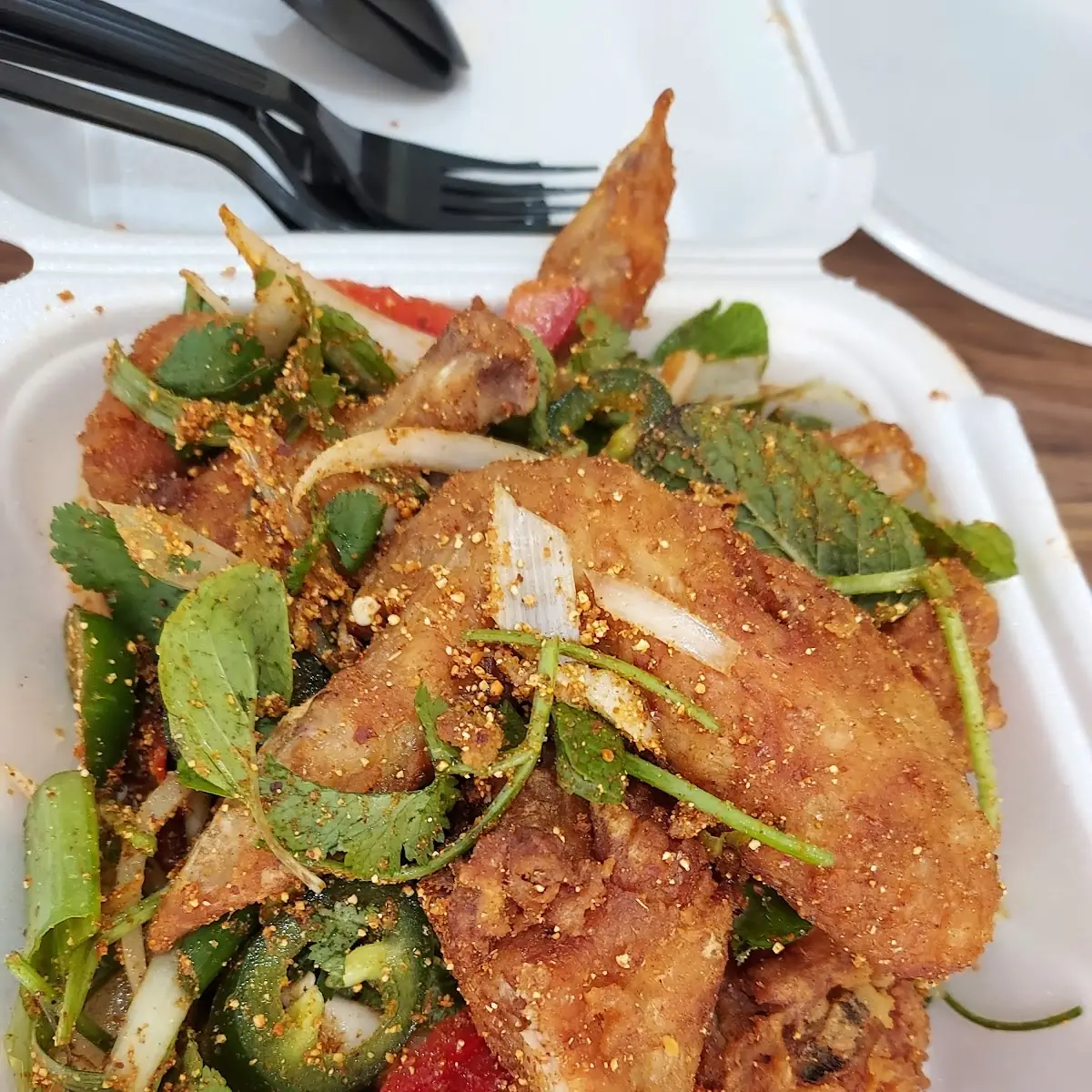 Chicken Wings Larb