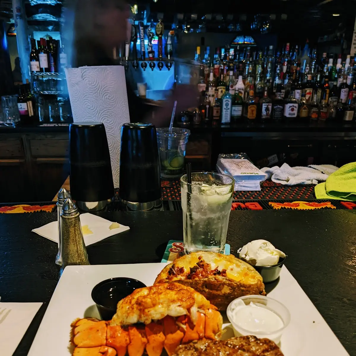 Steak and Twin Lobster Tails