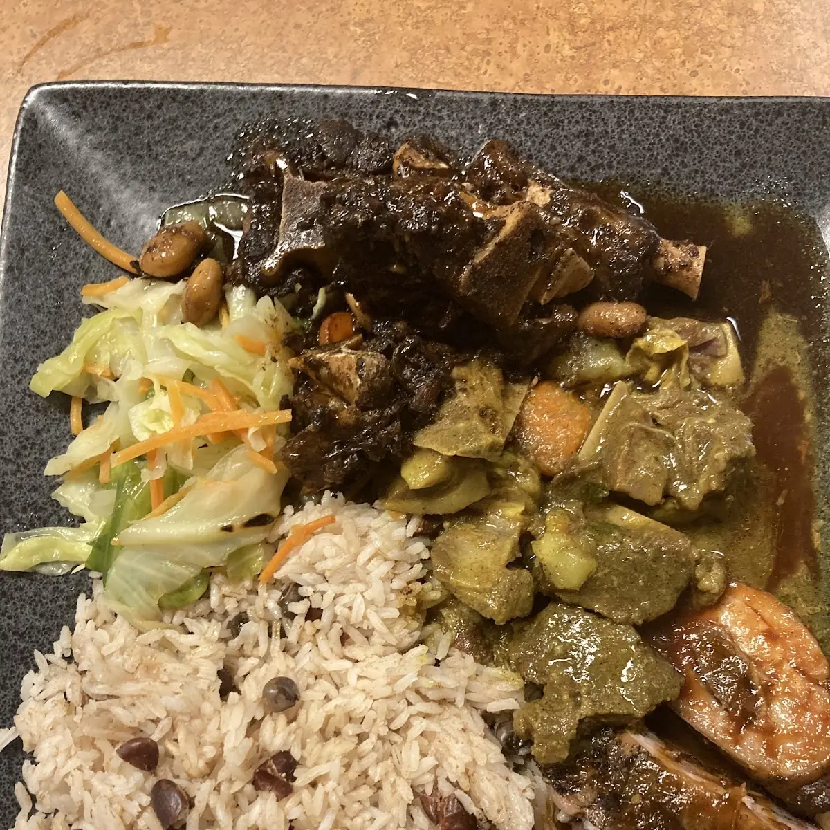 Jerk Chicken Curry Goat
