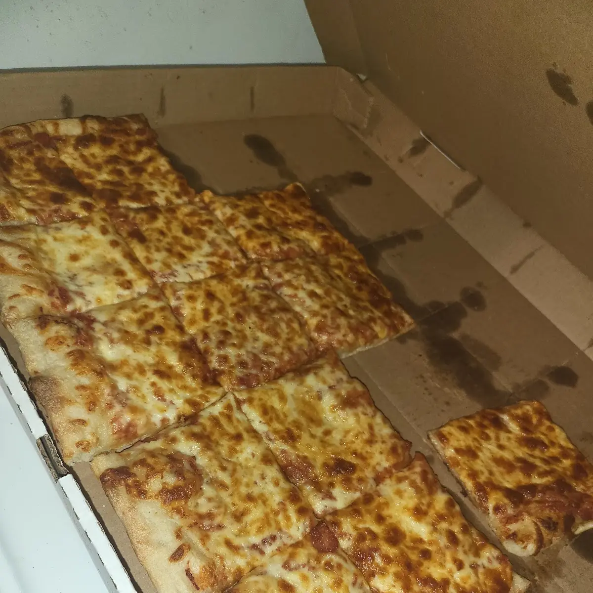 Square Cheese Pizza