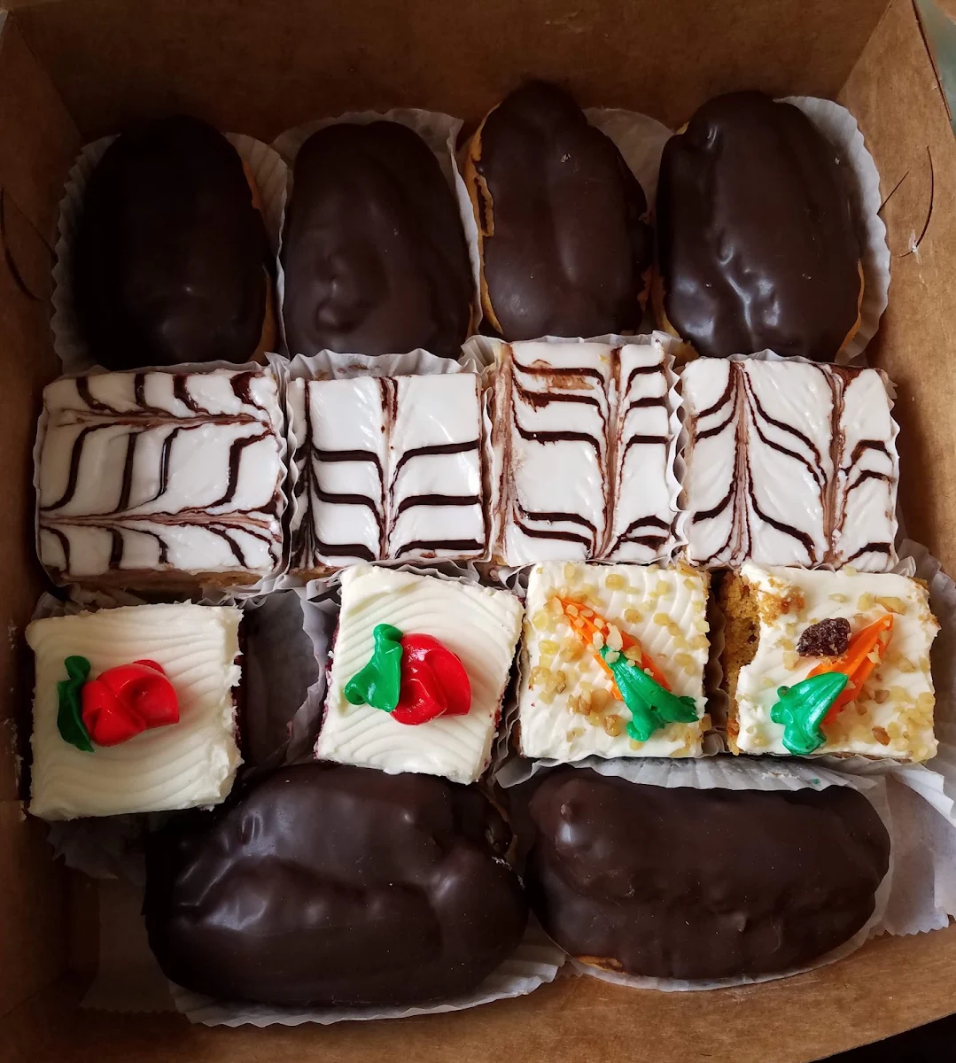Carrot Cake Napoleon Eclair