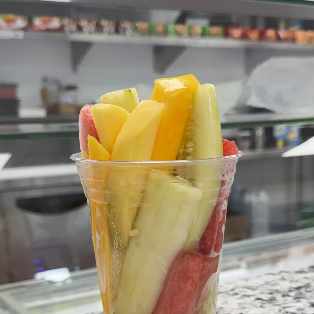 Mixed Fruit Cup with Lime Juice