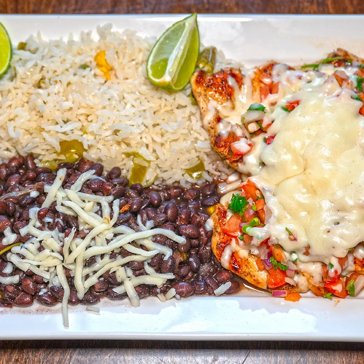 Chicken & Refried Beans