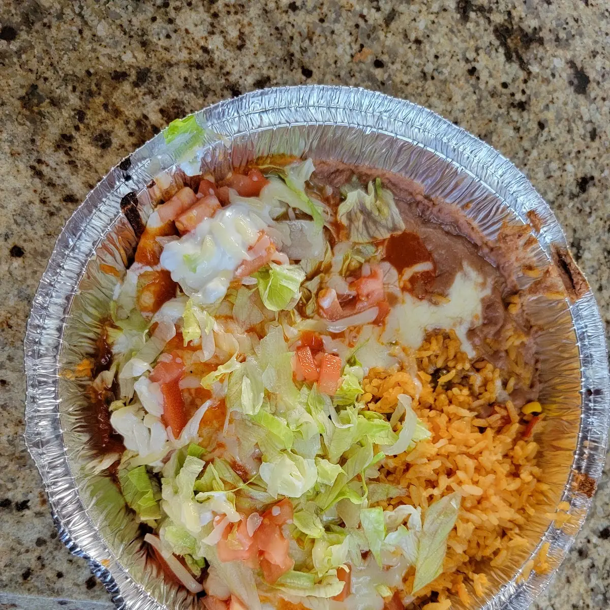 #23 Chile Relleno, Burrito & Rice