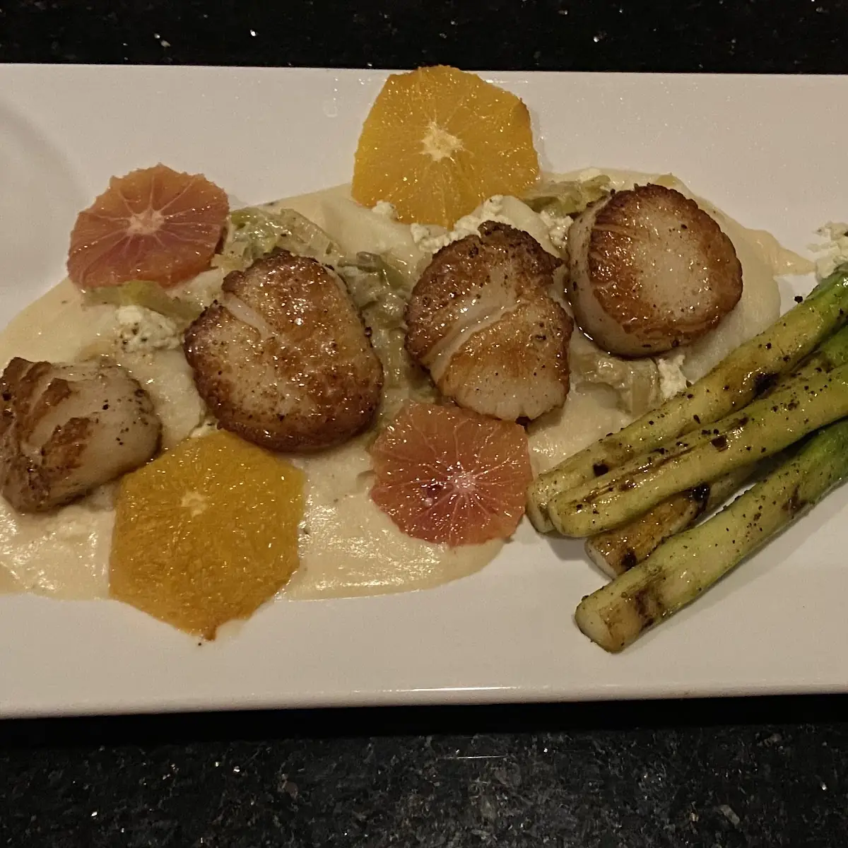 Pan Seared Scallops