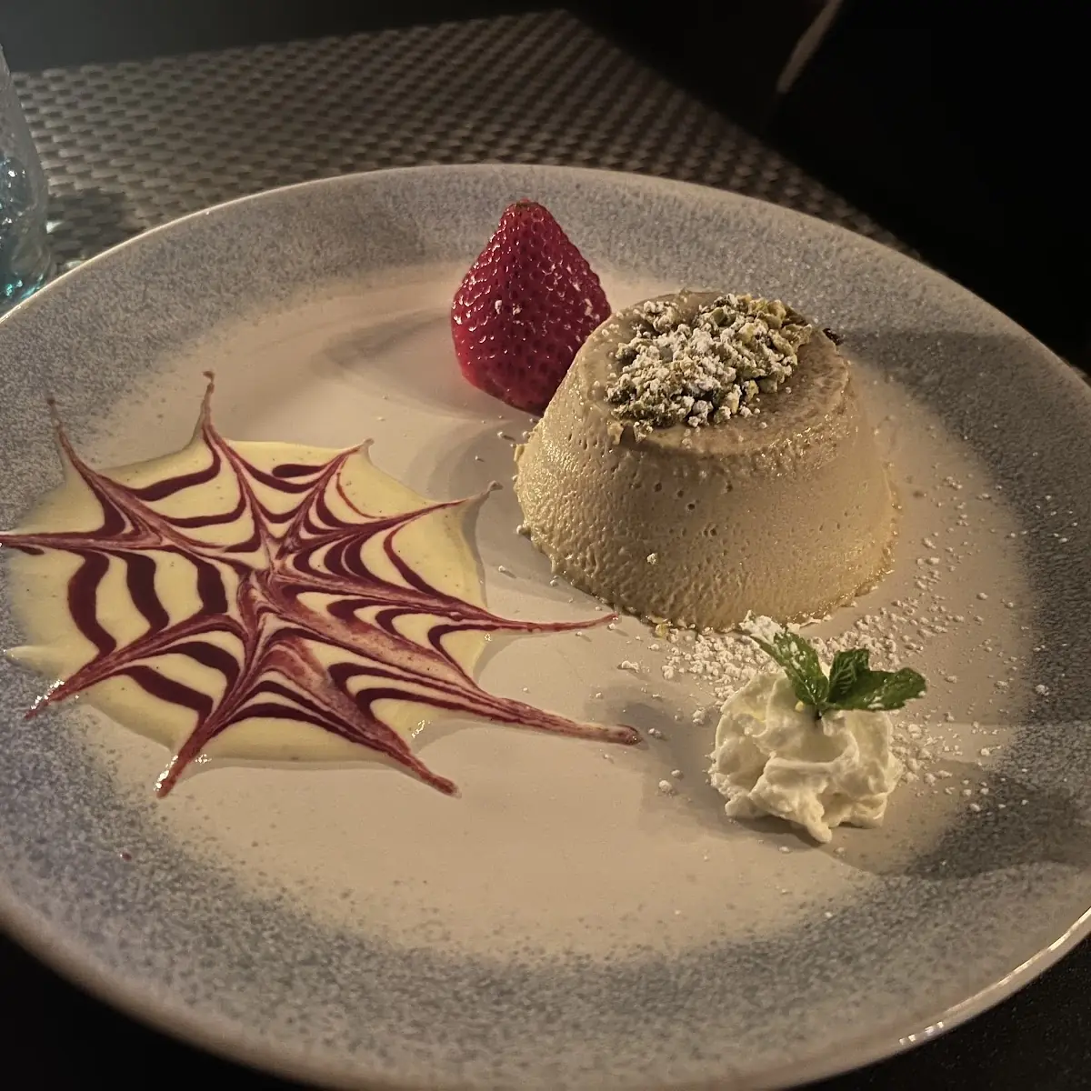 Pistachio Panna Cotta