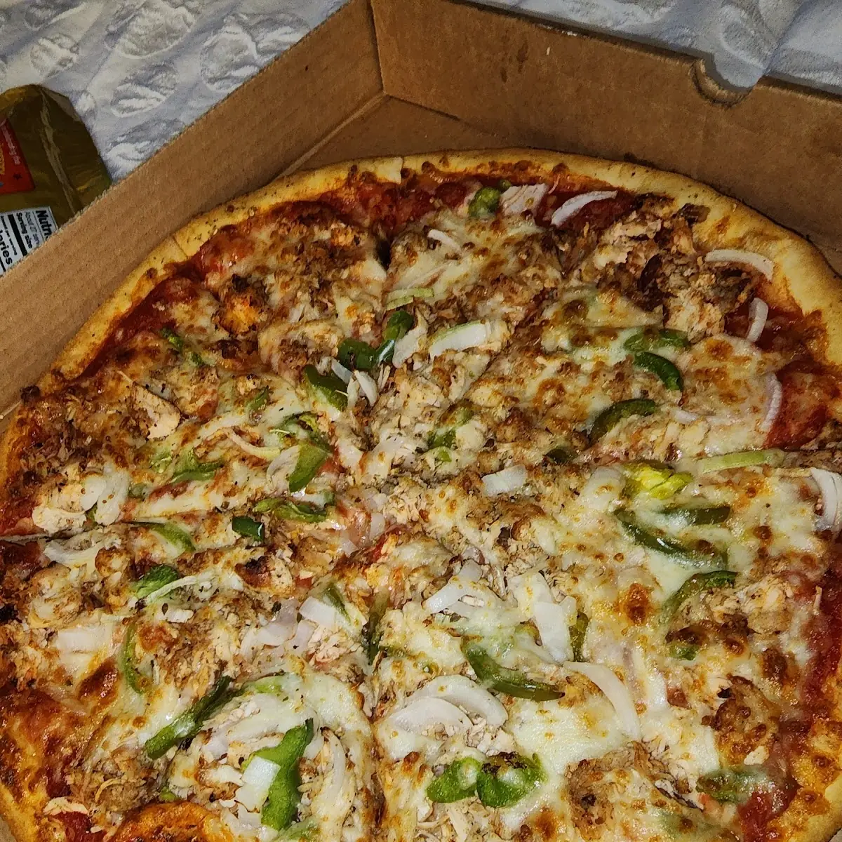 Philly Grilled Chicken Pizza