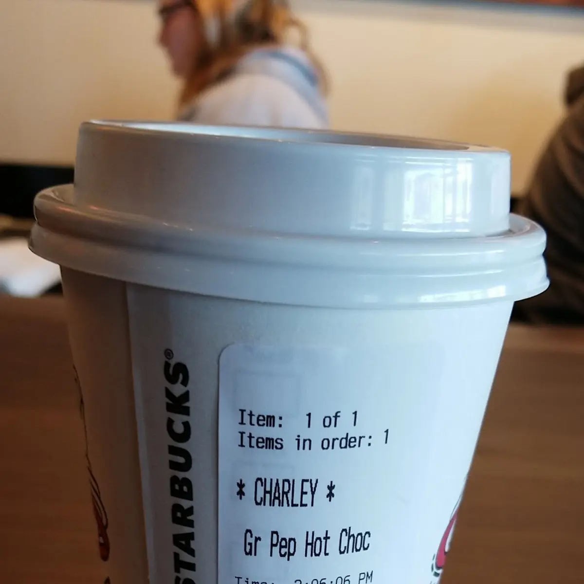 Peppermint Hot Chocolate