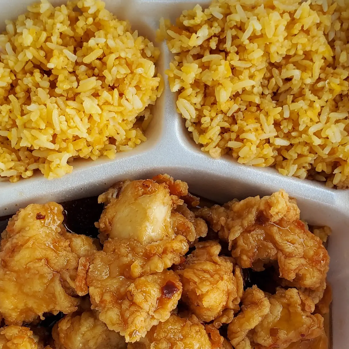 Sweet & Sour Chicken with Fried Rice