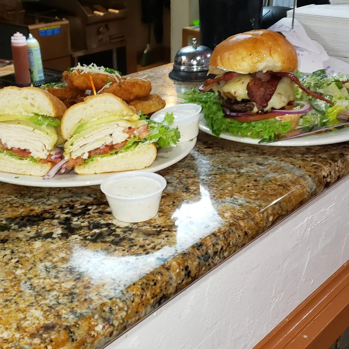 Burger and Sandwich