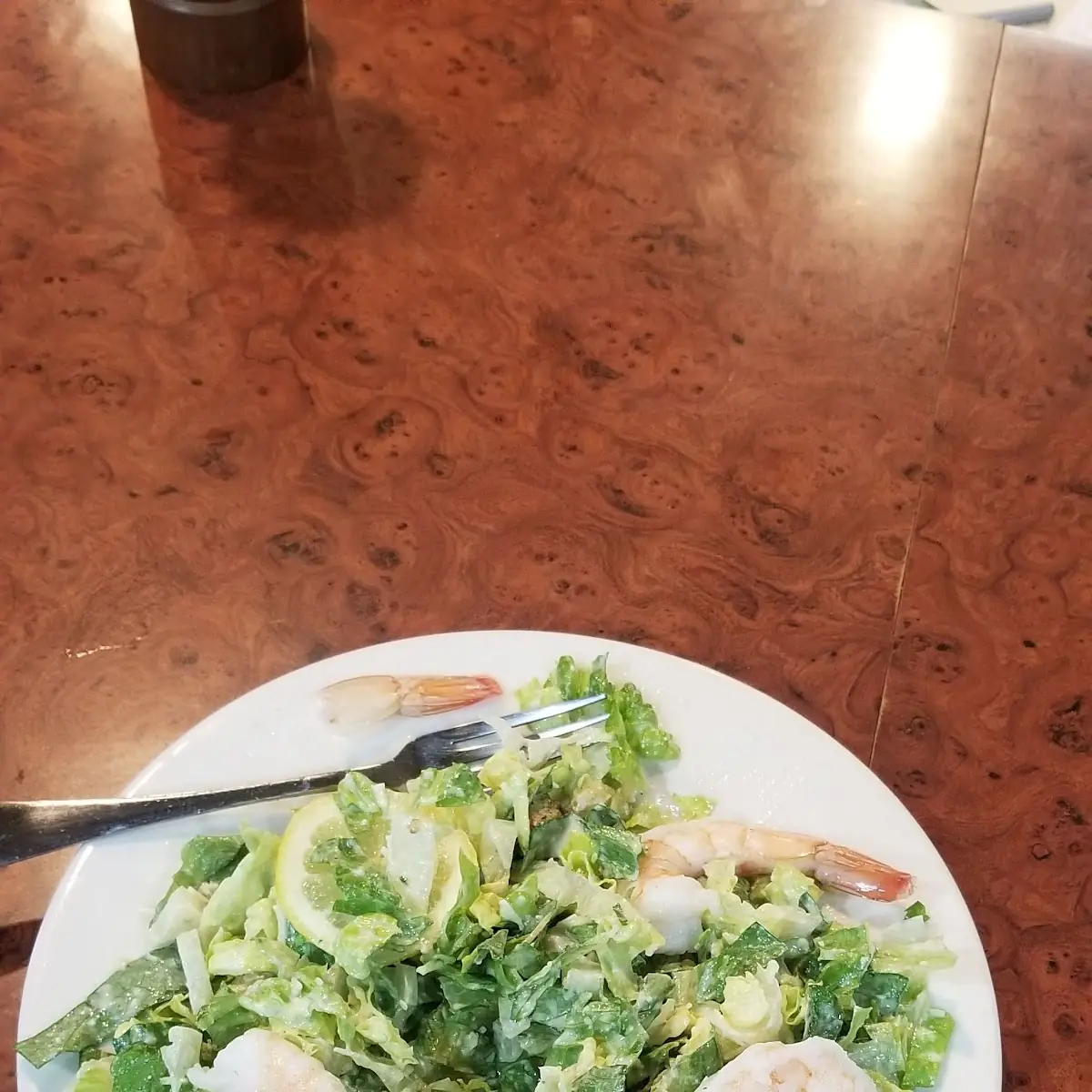 Caesar Salad with Shrimp