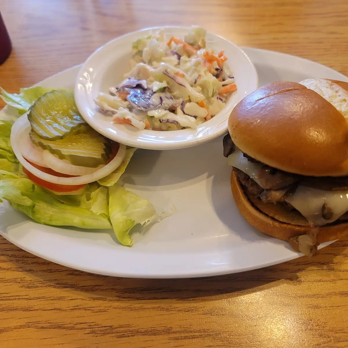 Mushroom Swiss Burger