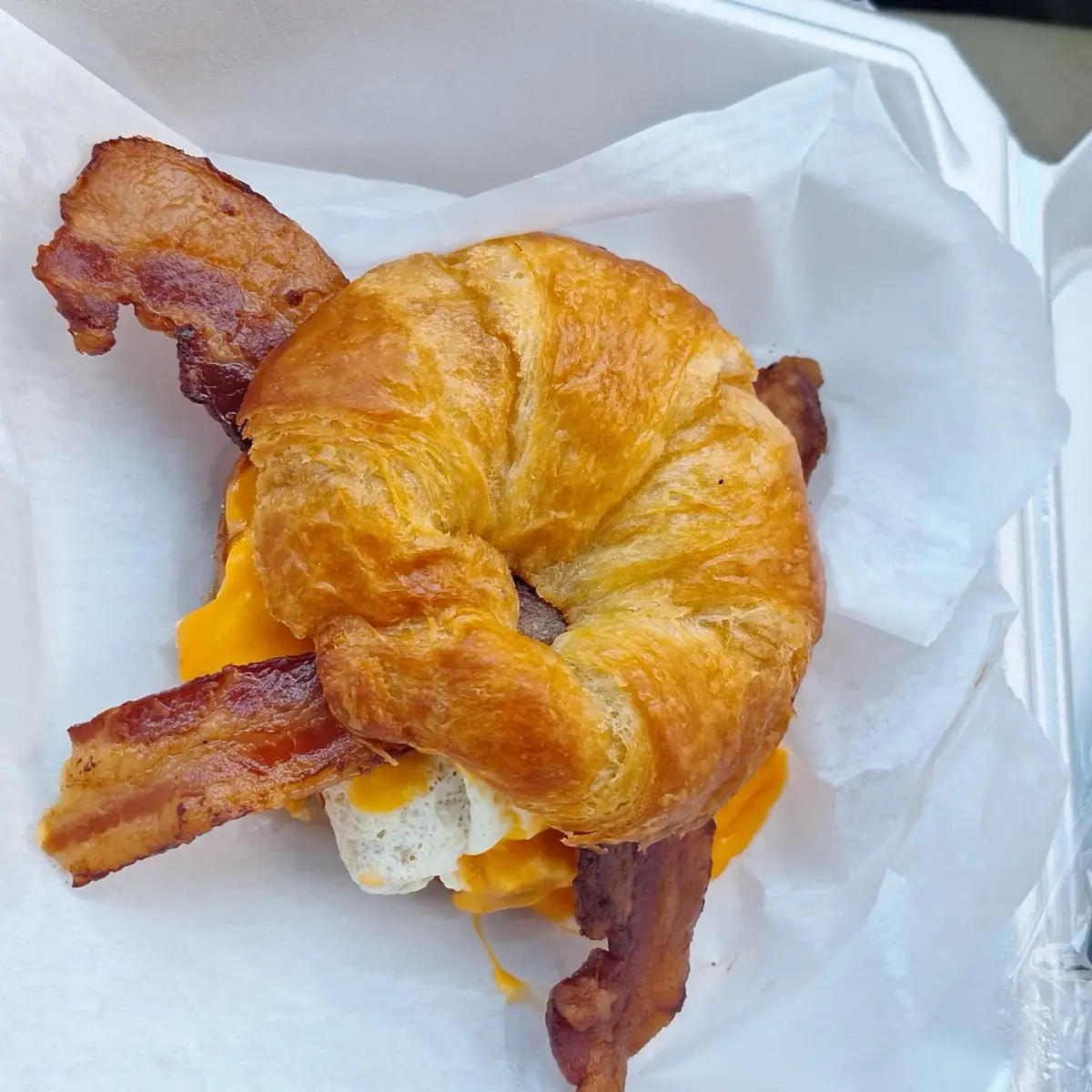 Bacon Egg and Cheese Croissant