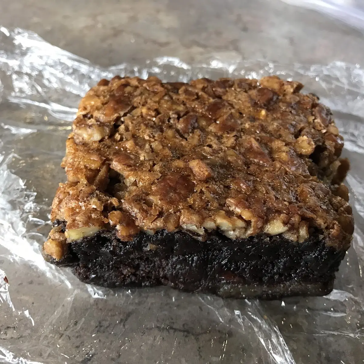 Pecan Caramel Chocolate Brownie