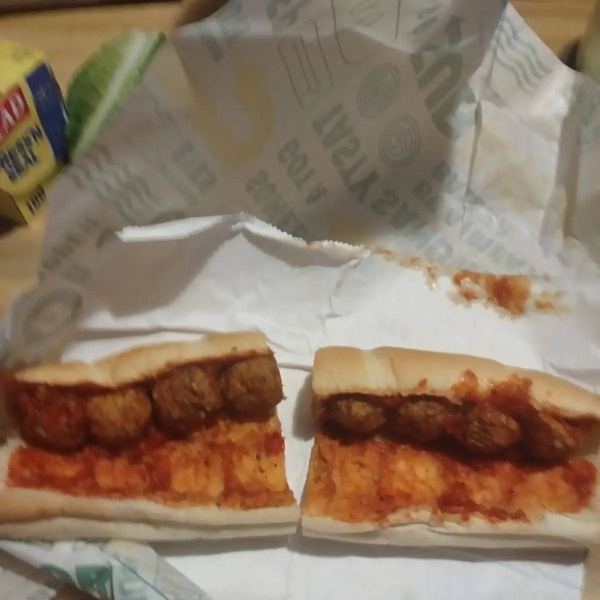 Meatball Sub with Only Lettuce