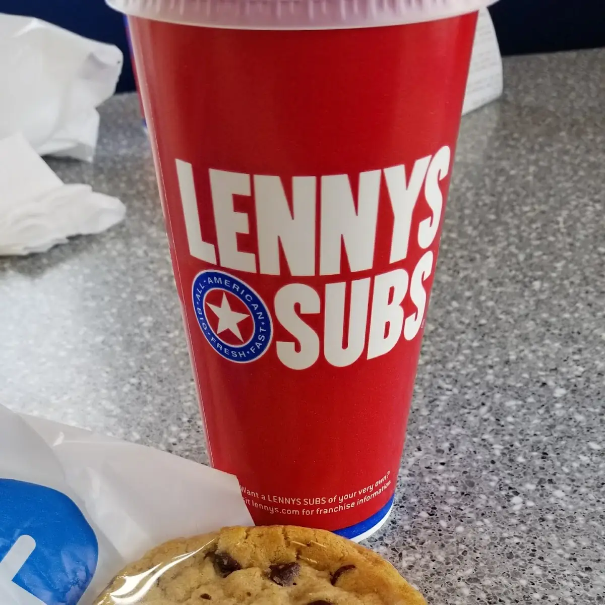 Philly Cheese Steak Sandwich with Cookie