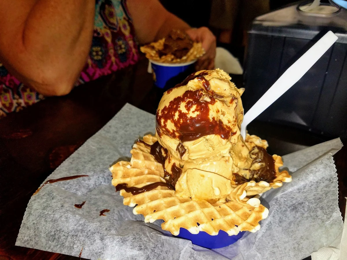 Salted Caramel with Hot Fudge Sauce