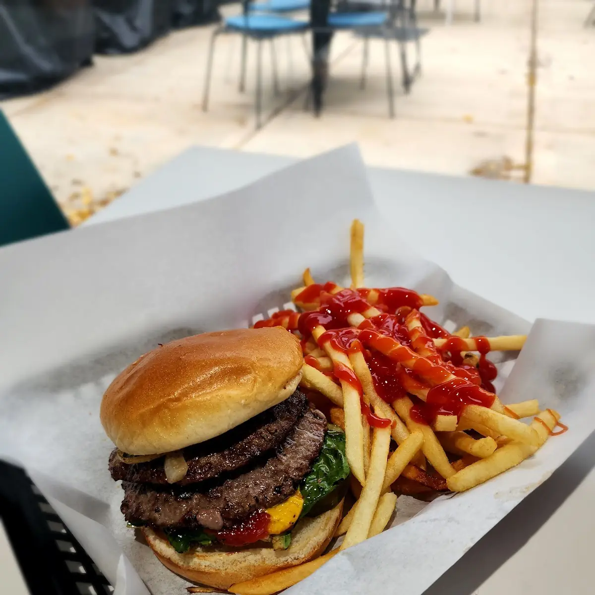 Plant Based Hamburger & Fries