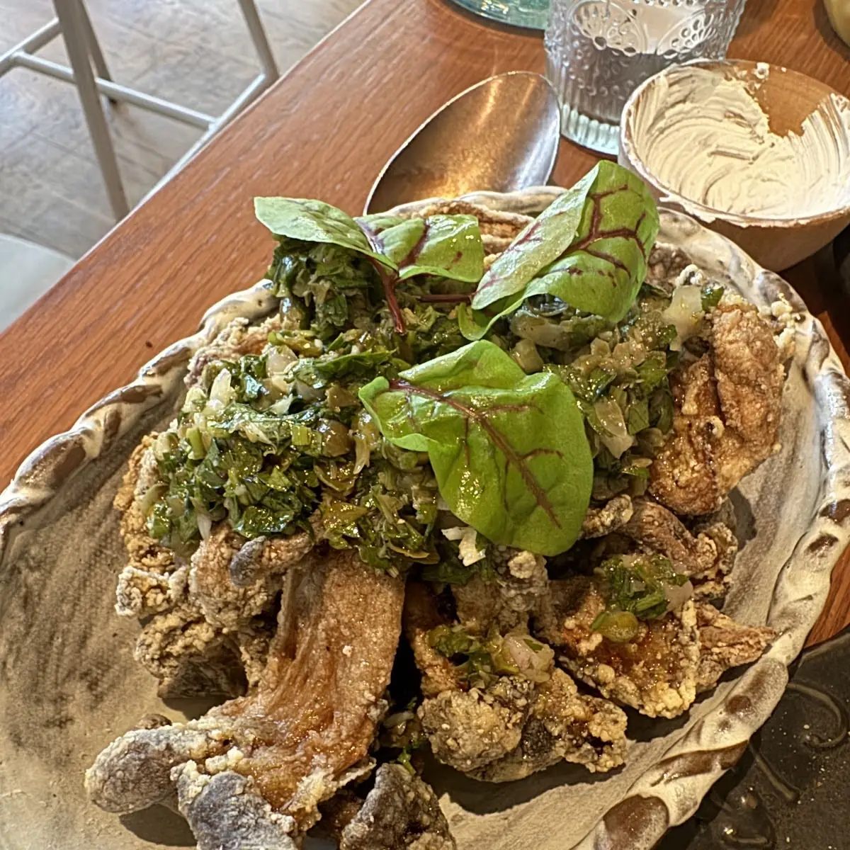 Crispy Oyster Mushrooms