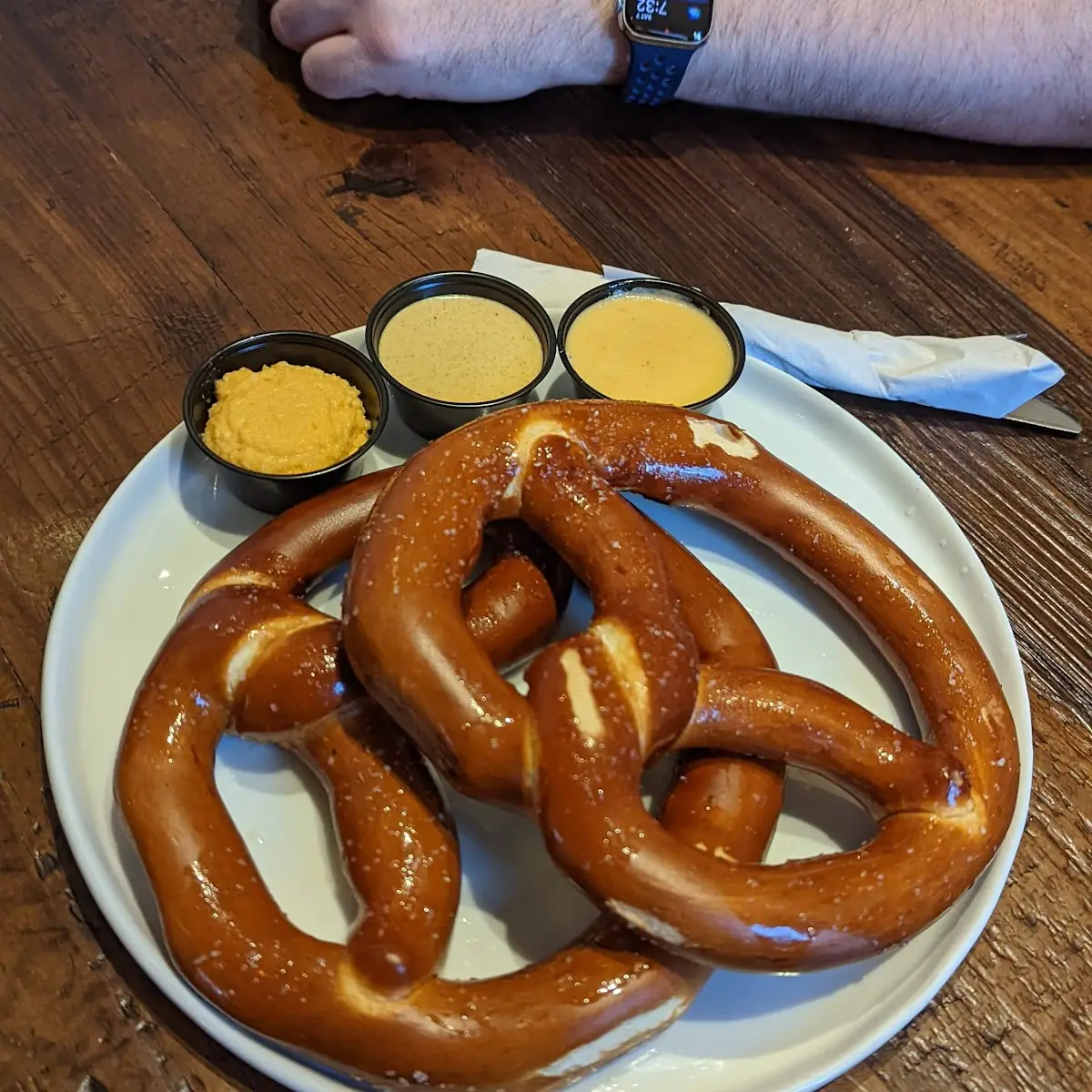 Big Soft Pretzel 2 Trio