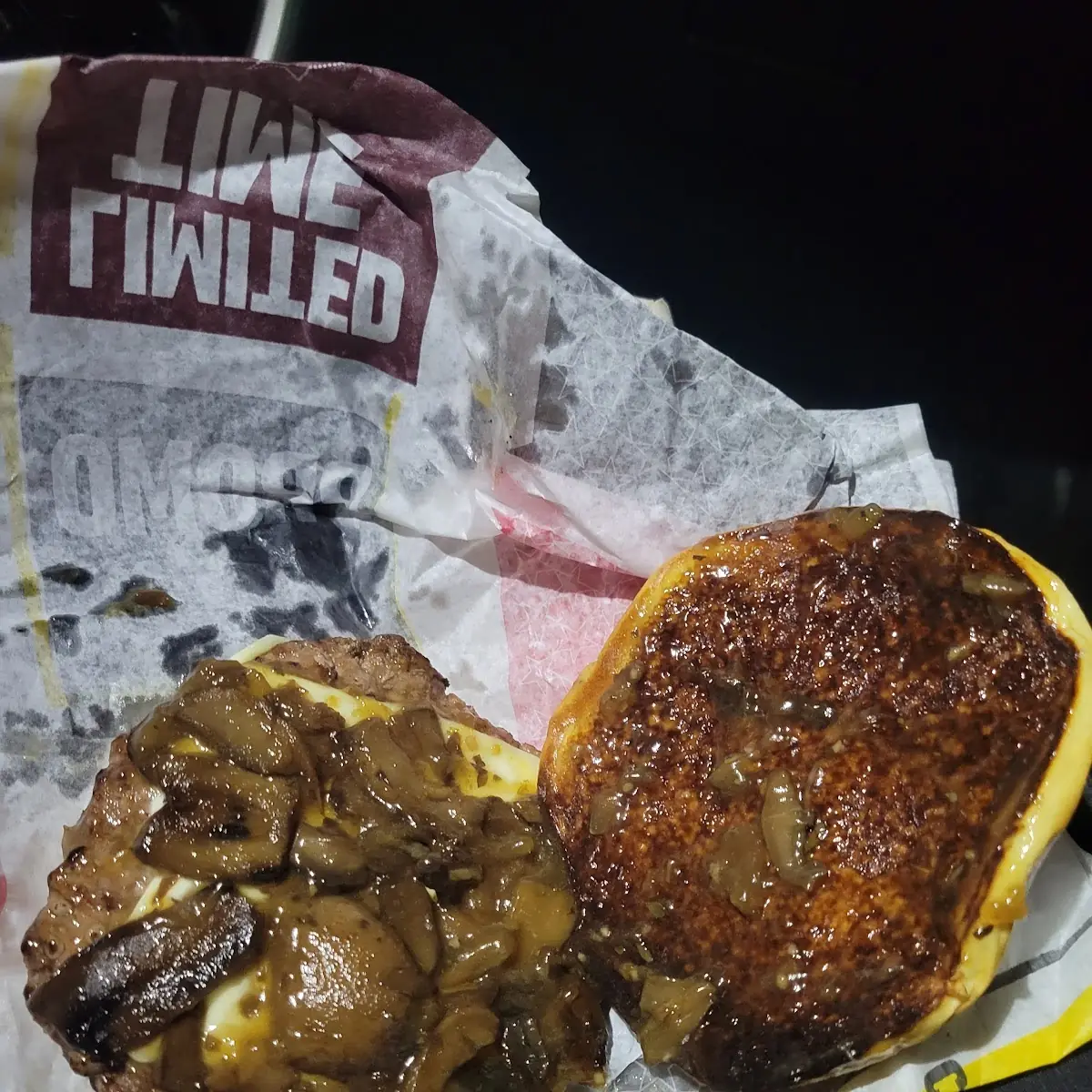 Mushroom Swiss Burger