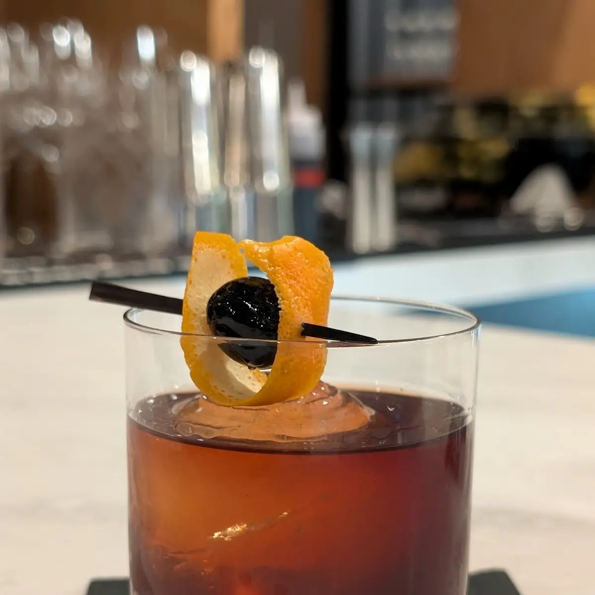 Chocolate Cherry Old Fashioned