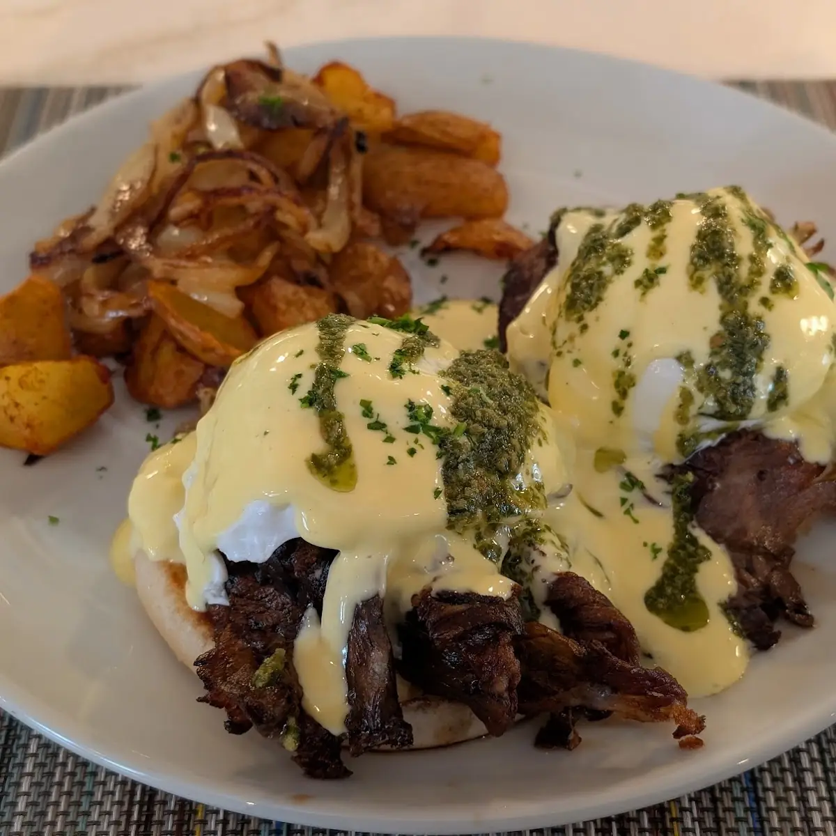 Smoked Brisket Benedict