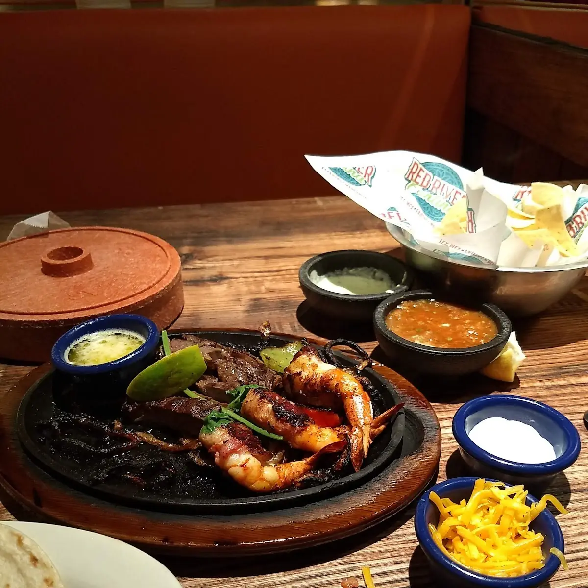 Fajitas and Grill Shrimp