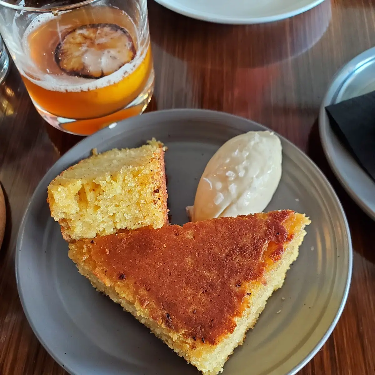 Cornbread with Maple Butter