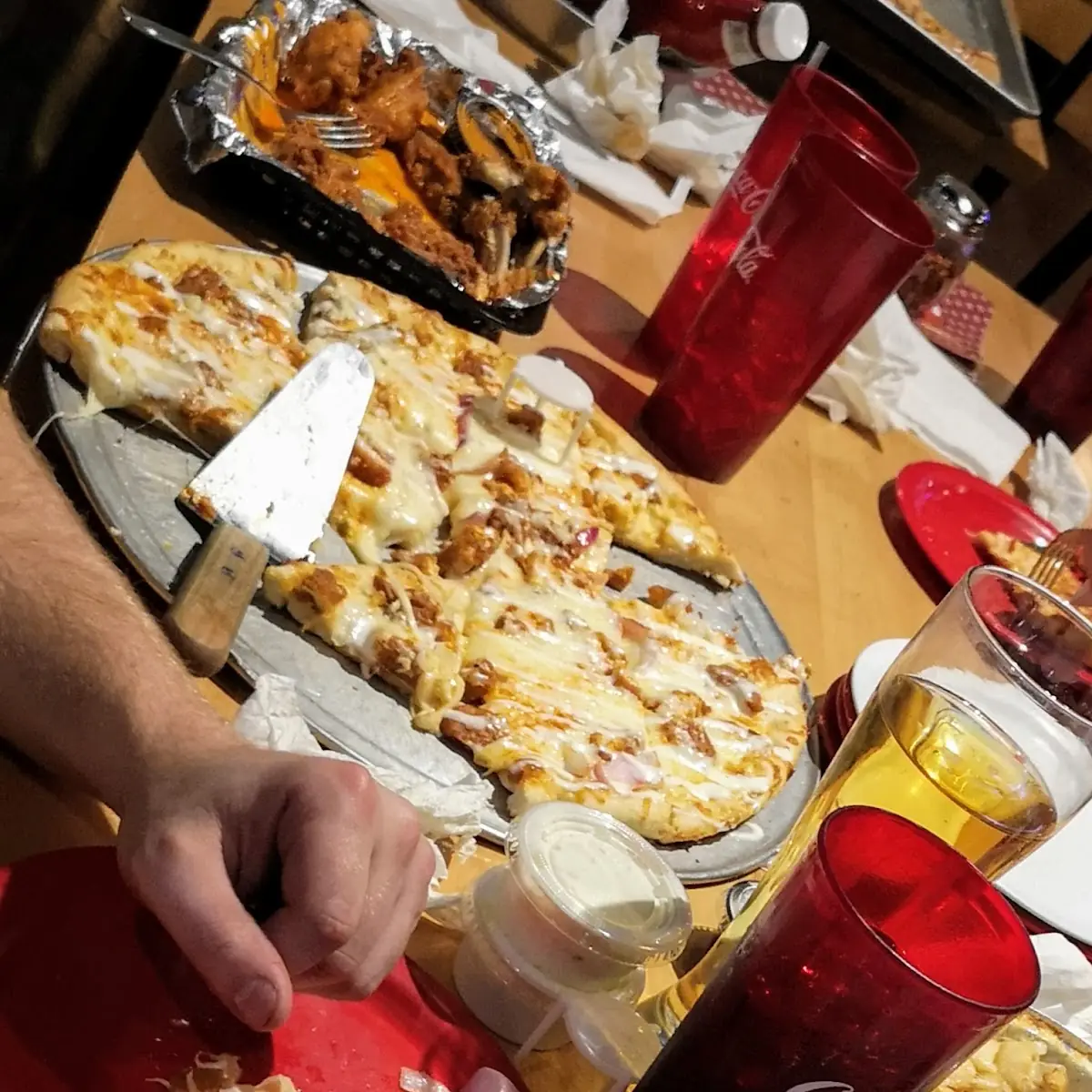 Chicken Bacon Ranch Pizza