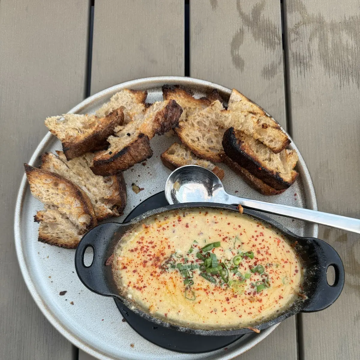 Cast Iron Beer Cheese Dip