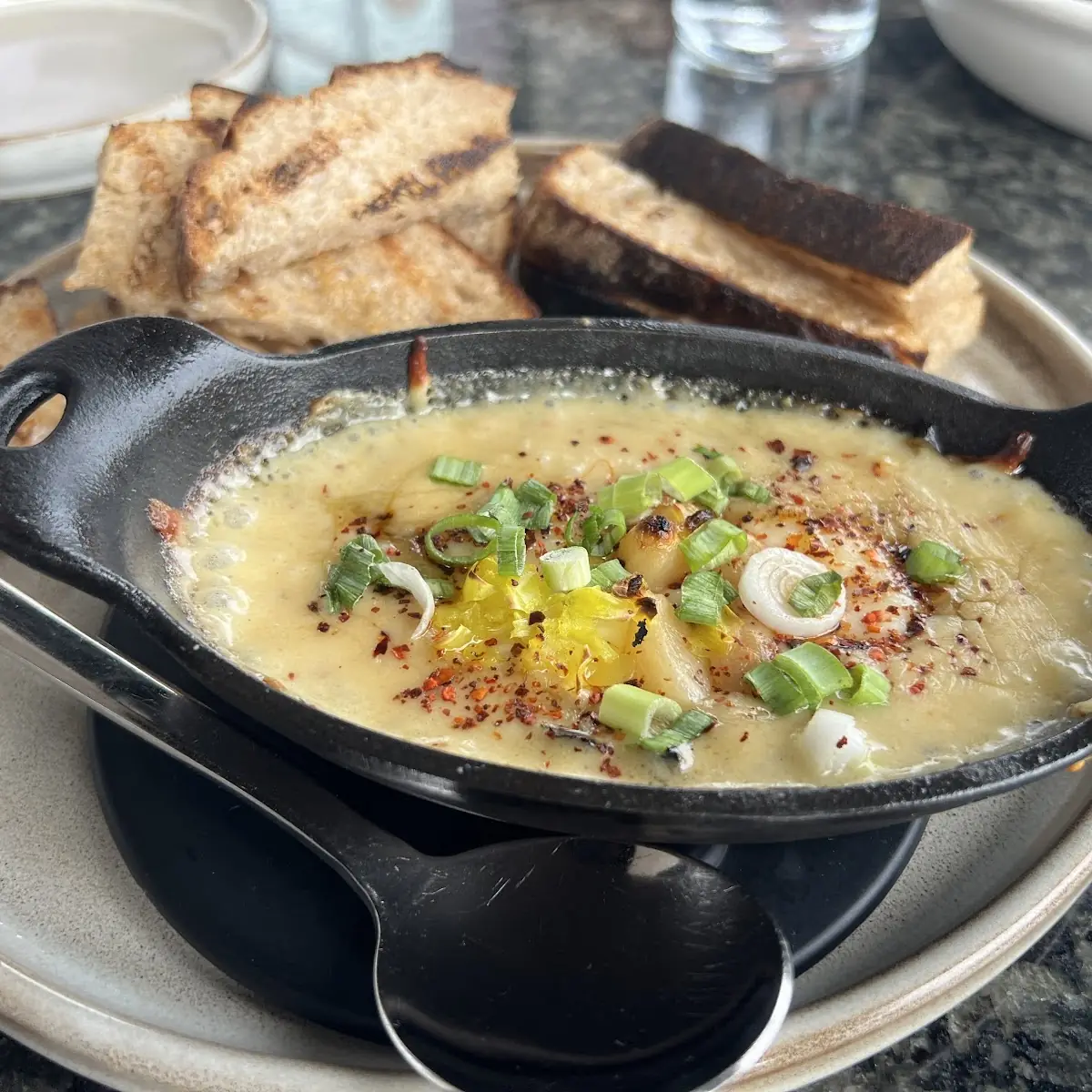 Cast Iron Cheese Dip