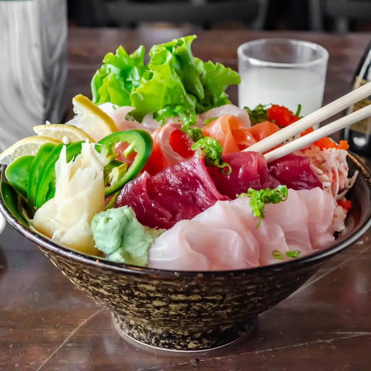 Assorted Sashimi Salad