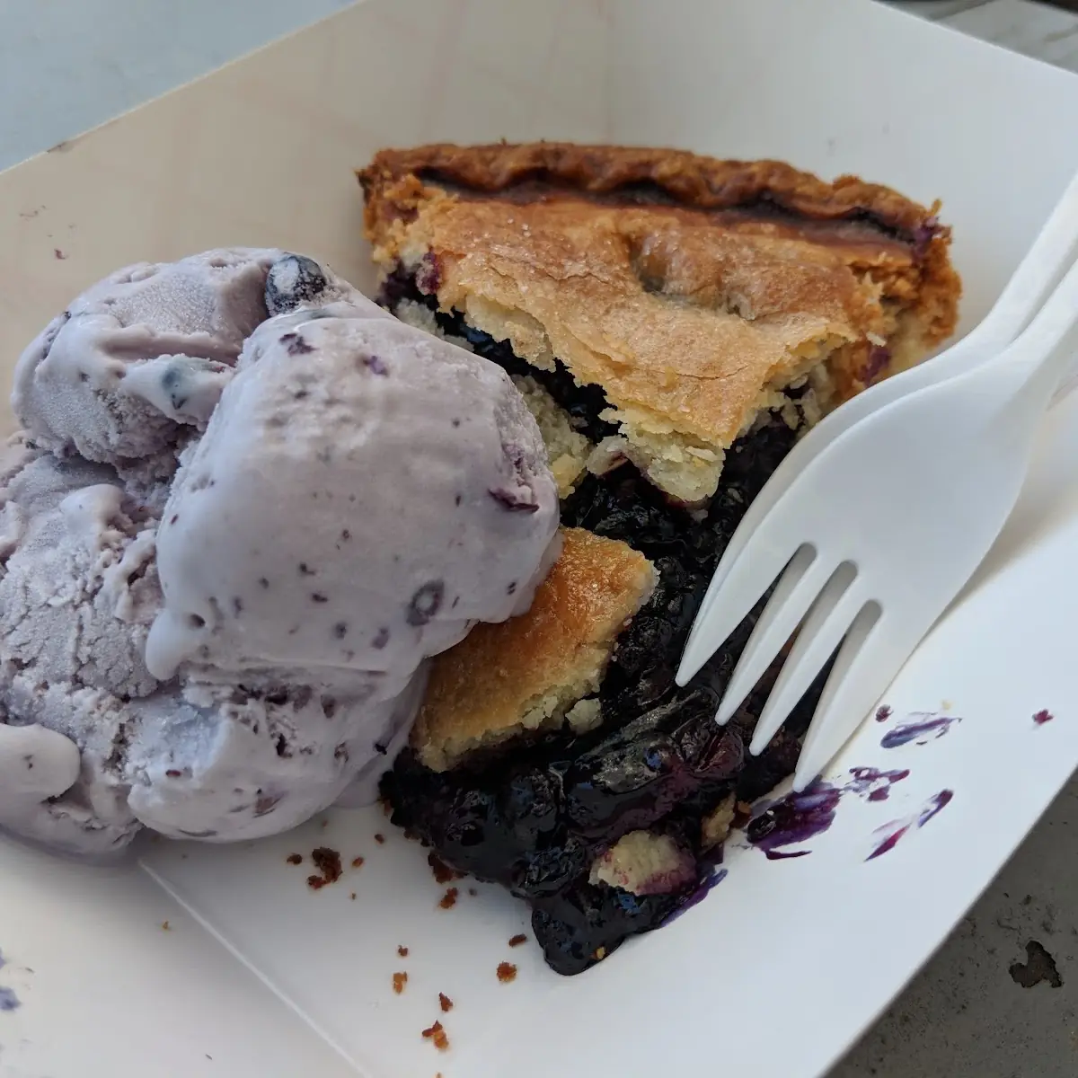 Fresh Baked Blueberry Pie