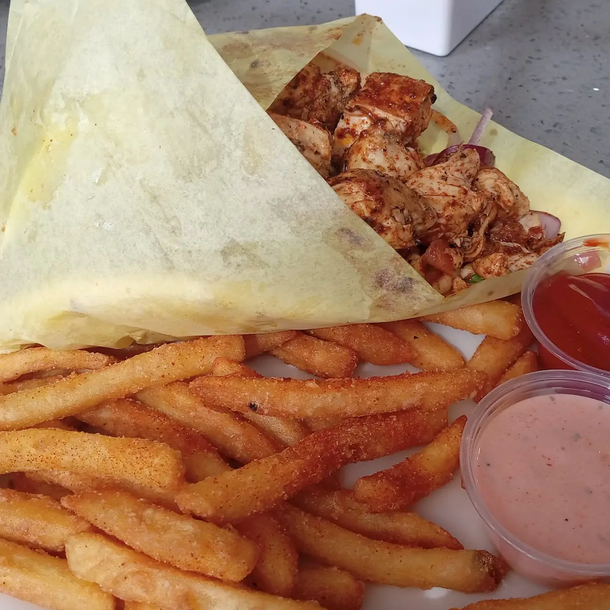 Spicy Chicken Wrap