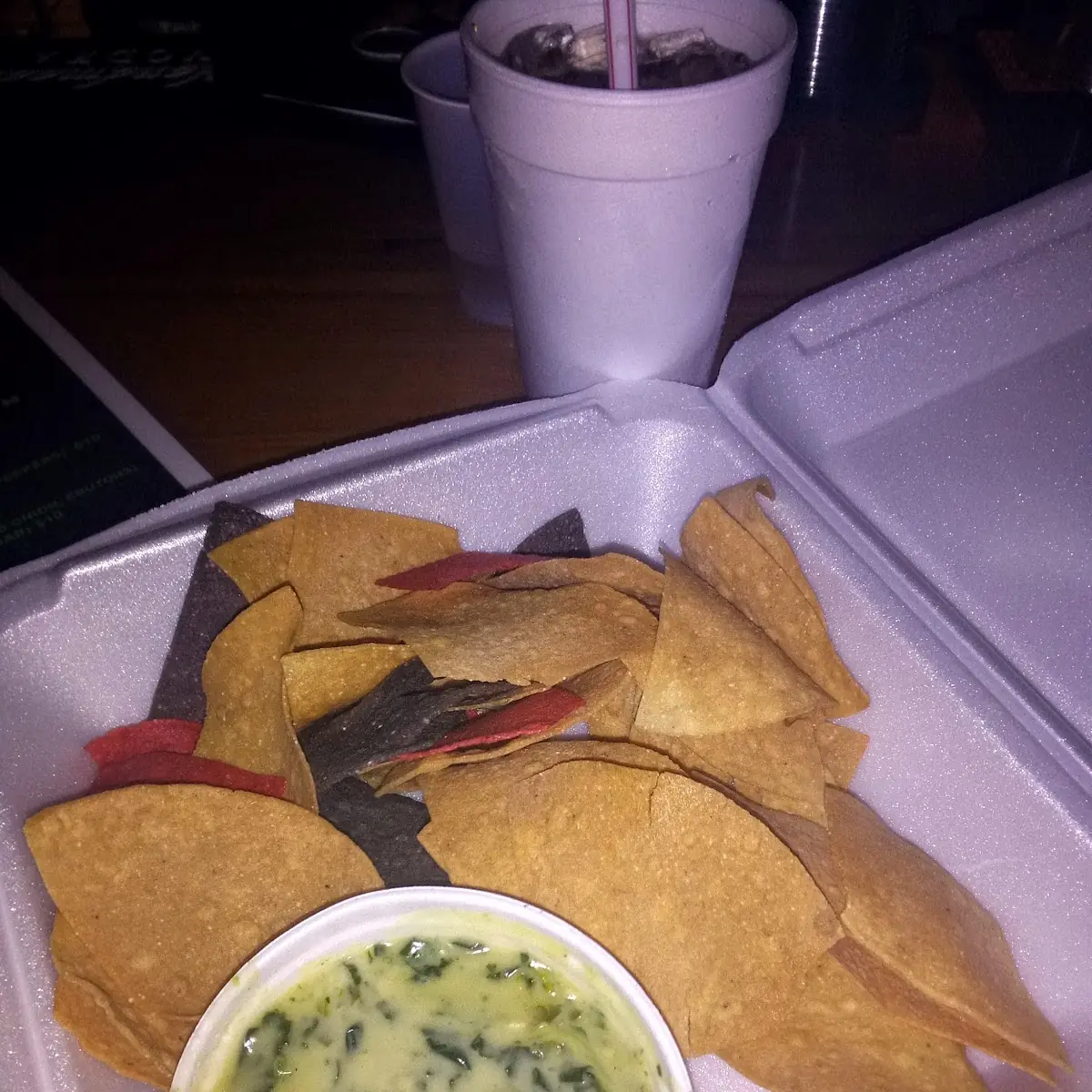 Spinach Dip and Chips