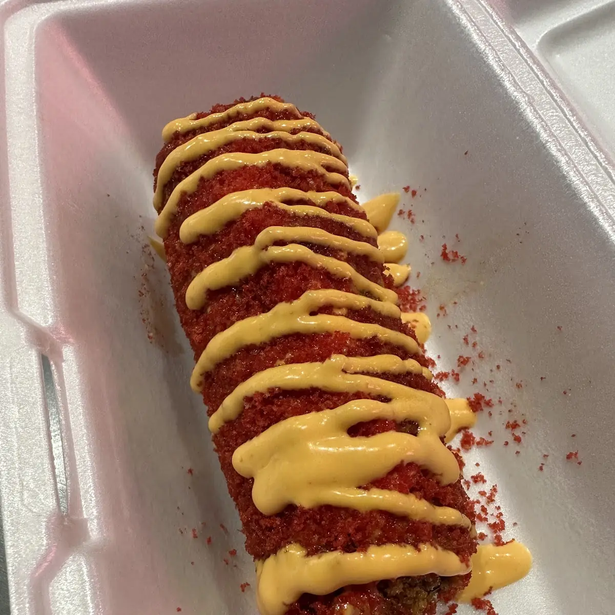 Hot Cheeto Corn Dog