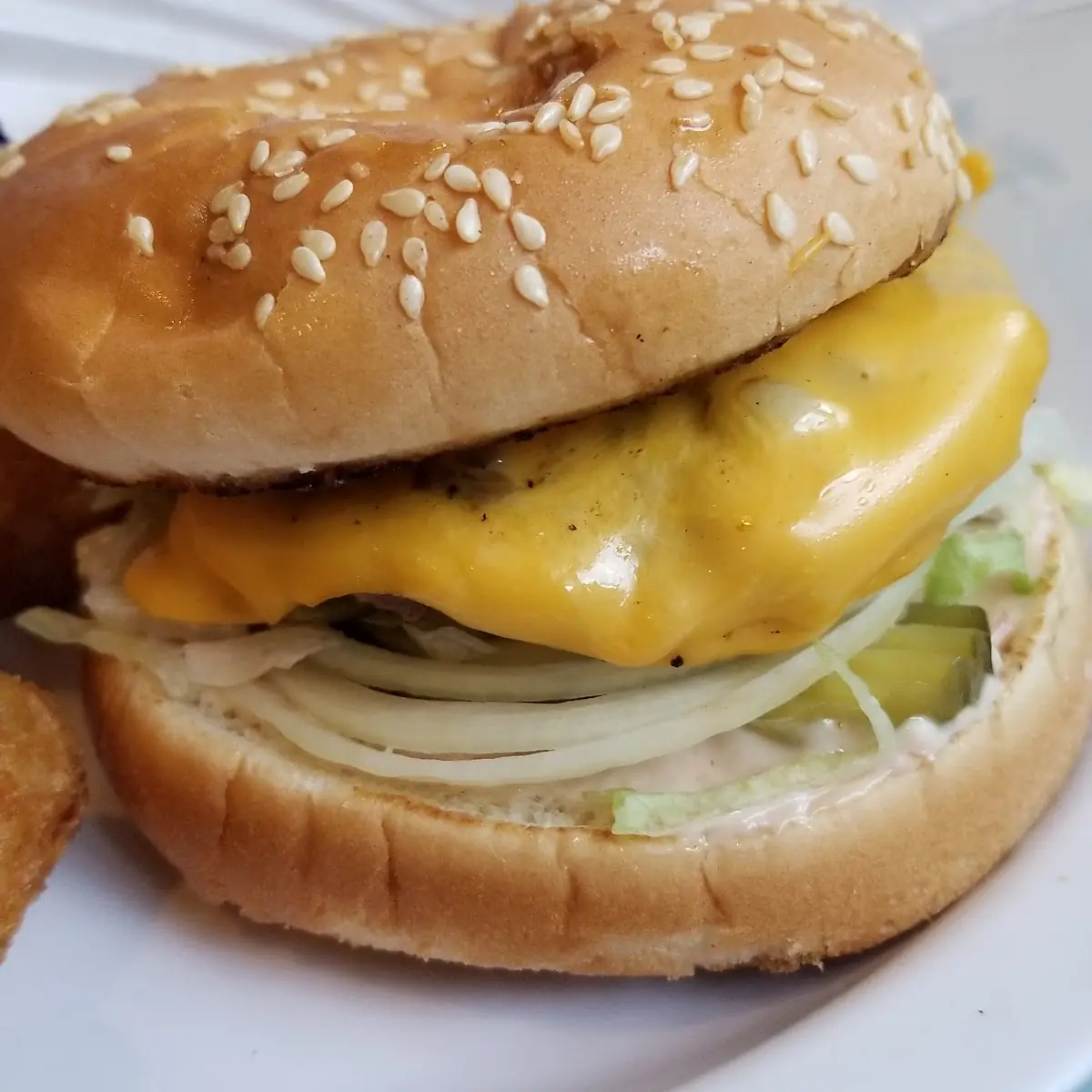 Double Cheeseburger Basket with Tots