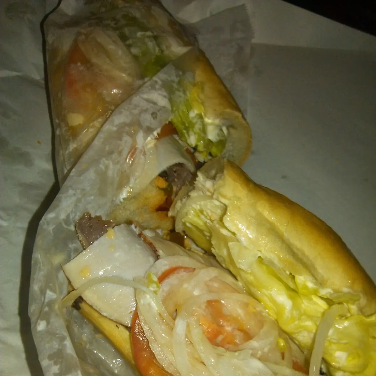Turkey Sub Hard Roll