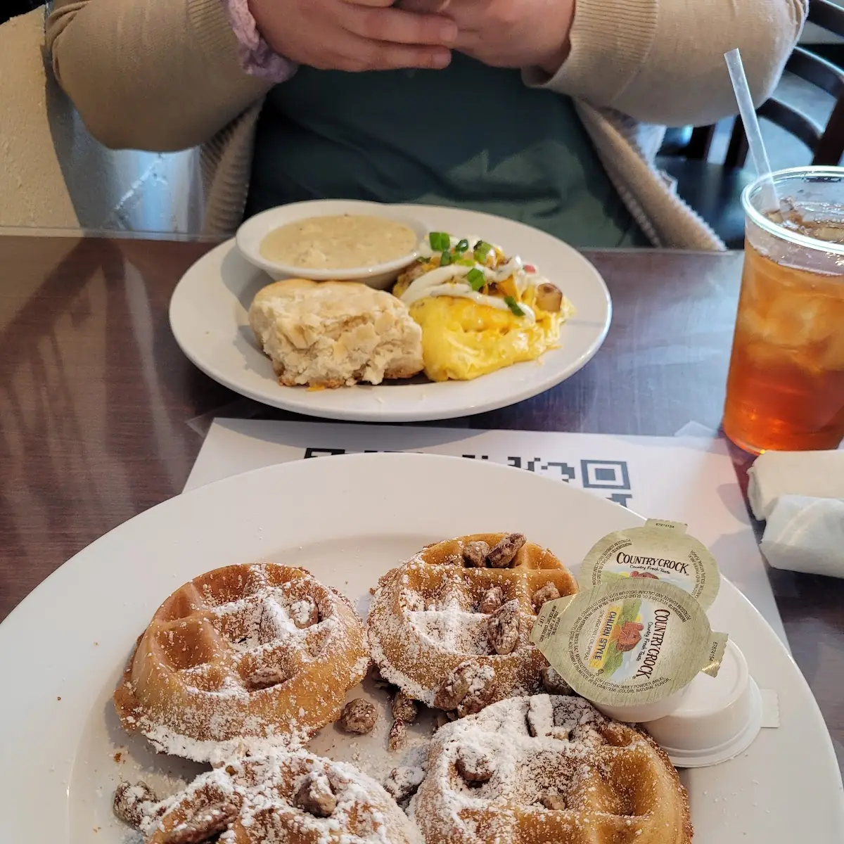 Dutch Apple Pie Waffles